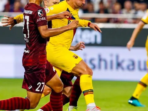 Ngày tài năng đội B che mờ 'bom tấn' Griezmann, Barca thắng nhẹ Vissel Kobe