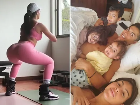 Bạn gái khoe bờ mông hững hờ khiến Ronaldo mê mẩn