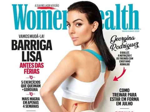 Bạn gái Ronaldo lên bìa tạp chí, chia sẻ bí quyết giữ dáng