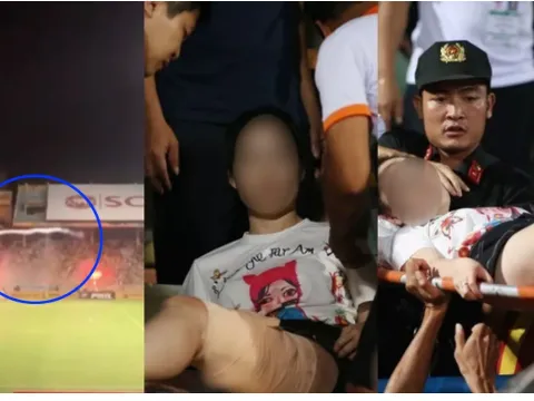 Báo châu Á nói 1 điều về sự cố pháo sáng gây thương tích ở Hàng Đẫy