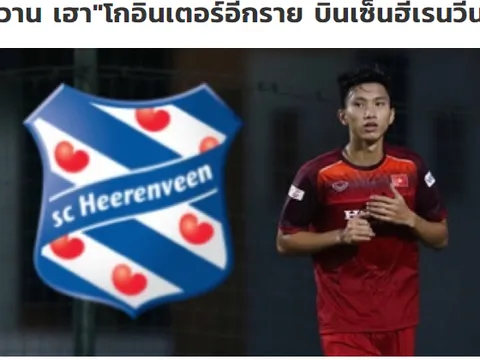 Báo Thái: Văn Hậu sang Hà Lan, gieo sầu cho các đội bóng Thai-League