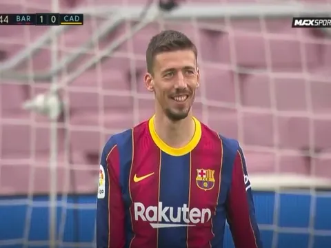 Barca mất điểm, CĐV nổi điên vì nụ cười của Clement Lenglet
