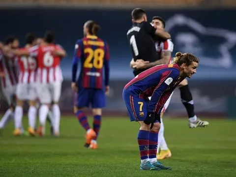 Barca thua đau Bilbao, nội bộ 'đại loạn' vì Antoine Griezmann