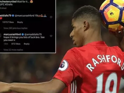 Bị tân binh lấy số áo cũ, Rashford đăng 1 bình luận lên MXH