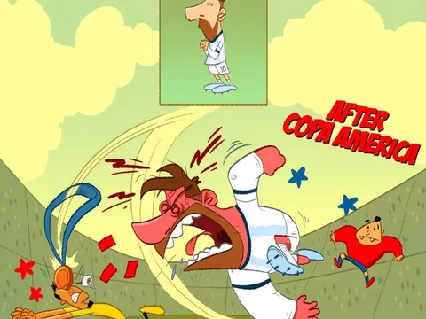 Biếm họa: Messi hoá quỷ dữ; Mối lương duyên hoàn hảo