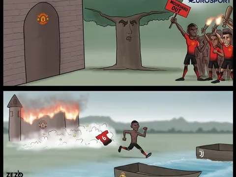 Biếm họa: Pogba hoàn tất việc phá hoại M.U; 'Nghệ sĩ' piano hiện nguyên hình