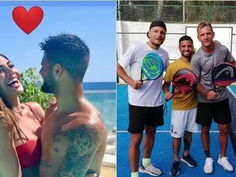 Bỏ bóng đá, Insigne cùng đồng đội chuyển sang chơi quần vợt