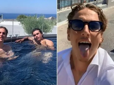 Bỏ mặc chuyện tương lai, sao 60 triệu euro ăn mừng sinh nhật ở Hy Lạp