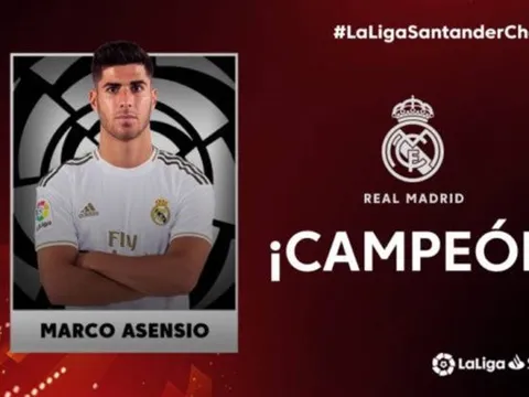 Bóng đá tạm hoãn, Asensio vẫn đem về vinh dự to lớn cho Real