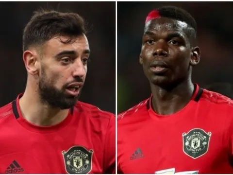 Solskjaer chốt vị trí Pogba và Fernandes ở tuyến giữa M.U