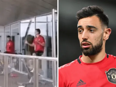 Bị chọc quê, Bruno Fernandes hả hê trả đũa Matic chóng vánh