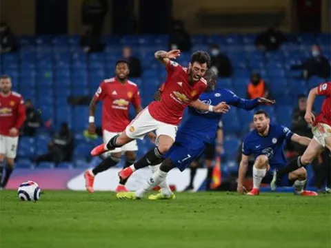 Bruno Fernandes và những thống kê "thảm họa" trận gặp Chelsea