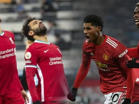 BXH Premier League 'NO VAR': Liverpool hơn 6 điểm, M.U thứ mấy?