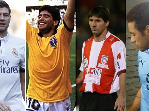 Các siêu sao bóng đá và những lần khoác áo đối thủ: Bất ngờ Messi - Gerrard