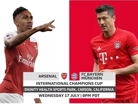 Cái nhìn tổng quan về cuộc chạm trán giữa Bayern và Arsenal tại International Champions Cup