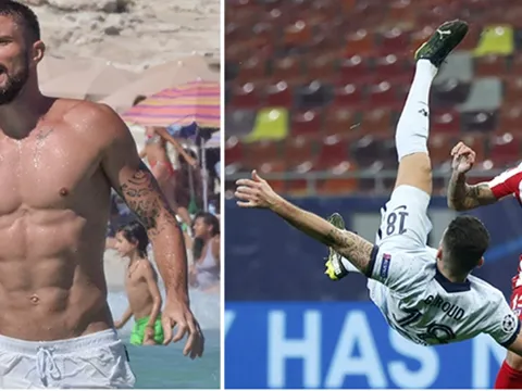 Body hoàn hảo như Ronaldo, điều gì khiến Giroud thăng hoa ở tuổi 34?