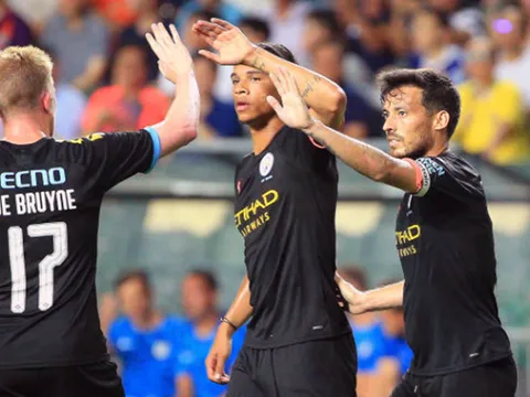 Man City đánh bại "nhược tiểu" Kitchee với tỷ số của một set tennis