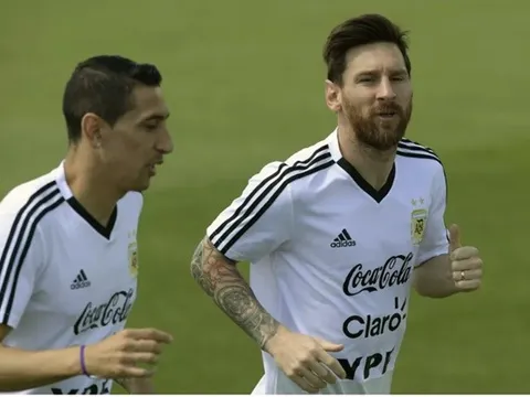 Di Maria: "Bài phát biểu của Messi lấy đi nước mắt tuyển Argentina"