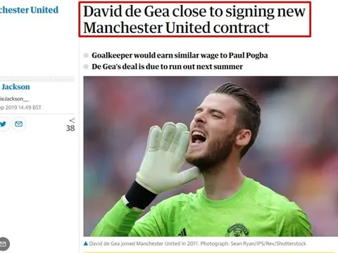 Bất ngờ! De Gea đồng ý ở lại, Man Utd "mở hội"