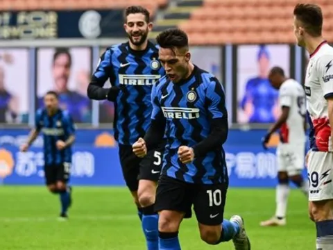Vùi dập đối thủ 6-2, Inter vươn lên dẫn đầu Serie A