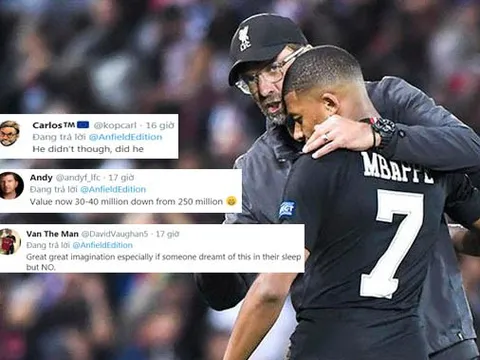 CĐV Liverpool: "Klopp sẽ không làm điều đó, tiền đâu mà mua cậu ta"