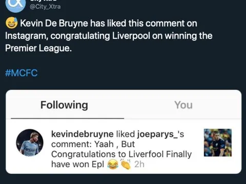 CĐV Liverpool phát hiện De Bruyne "phản bội" Man City