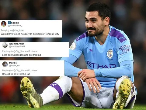 CĐV Man City: "Hãy bán luôn Ilkay Gundogan và đưa cái tên ấy về đây!"