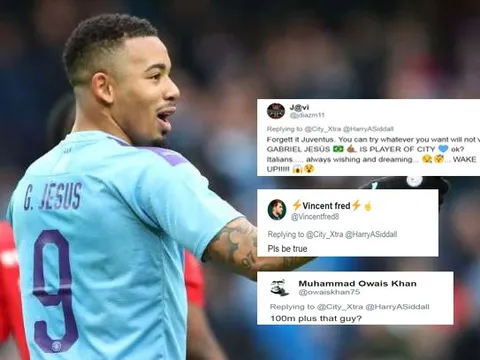 CĐV Man City: "Quên đi nhé Juventus, cậu ấy mãi là người của City"