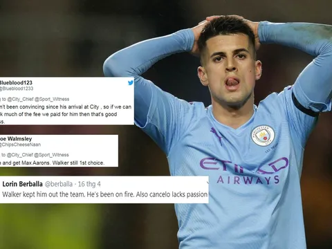 CĐV Man City: "Tạm biệt Joao Cancelo, đã đến lúc mua cái tên ấy về rồi!"