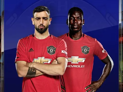 CĐV Man Utd: Bruno Fernandes sẽ đá tốt hơn nếu không có Pogba phải không?