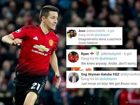 CĐV Man Utd: "Cậu cứ đi đi, giờ chúng tôi đã có Bruno Fernandes"