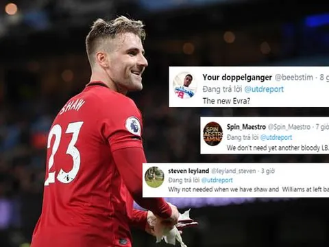 CĐV Man Utd: "Đó là Evra mới, nhưng chúng ta đã có Shaw và Williams"