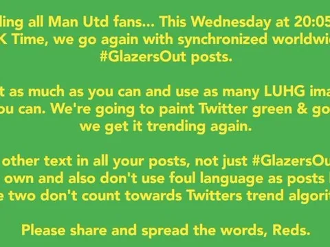 CĐV Man Utd lại kêu gọi biểu tình