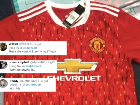 CĐV Man Utd: "Mẫu áo xấu nhất từ 67 năm qua, tôi sẽ không bao giờ mua nó"