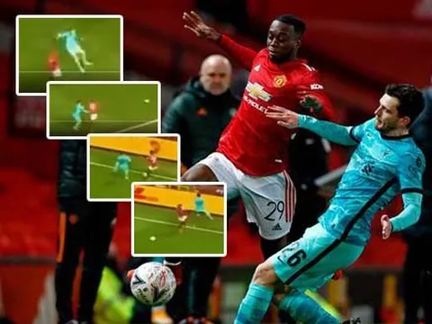 CĐV Man Utd mê tít pha "bón hành" của Wan-Bissaka với Robertson
