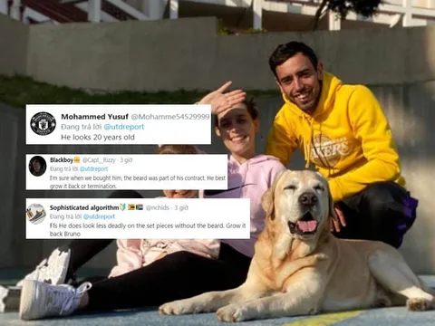 CĐV Man Utd "té ngửa" trước diện mạo mới toanh của Bruno Fernandes