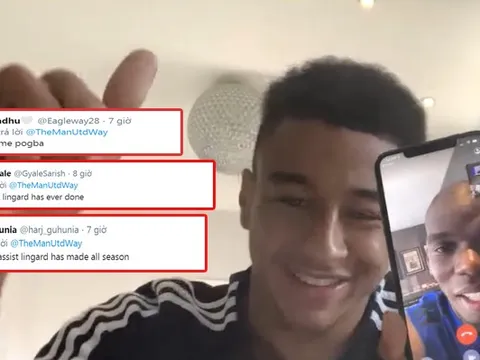 CĐV Man Utd: "Tuyệt vời Lingard, đó là pha kiến tạo xuất sắc nhất cậu từng làm"