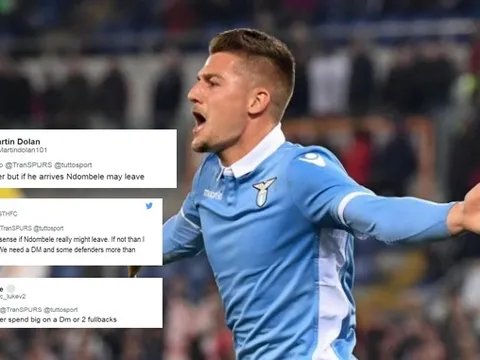 CĐV Tottenham: "Nếu cậu ấy đến, có lẽ Ndombele phải rời khỏi Spurs"