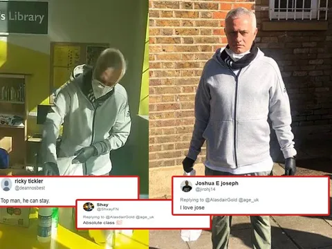 CĐV Tottenham phát cuồng, ca ngợi Jose Mourinho vì 1 nghĩa cử cao đẹp thời COVID-19