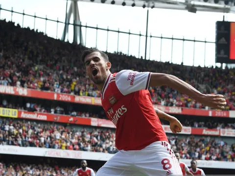 Kiến tạo thành công, tân binh Arsenal ăn mừng điên cuồng như thể mình ghi bàn