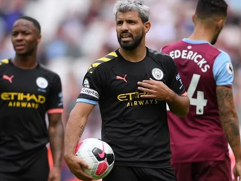 Chỉ thêm 1 điều, Aguero sẽ ngang hàng Rooney và Lampard