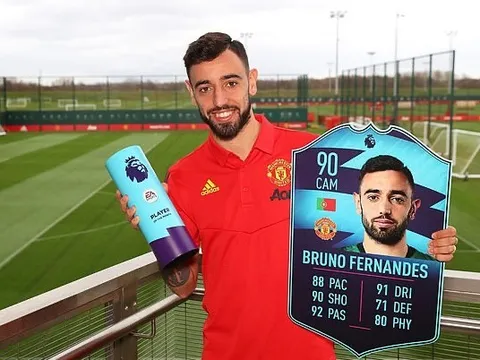 CHÍNH THỨC! Fernandes lần thứ 3 nhận vinh dự lớn tại Man Utd