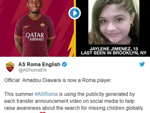 CHÍNH THỨC: Roma có tân binh trong mùa hè, mức phí 21 triệu euro