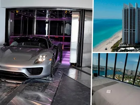 Choáng ngợp trước căn hộ 9 triệu euro của Messi ở Miami, có thang máy cho xe hơi