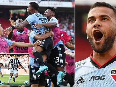 Chơi vị trí lạ, Dani Alves ghi bàn ngay trận ra mắt CLB mới