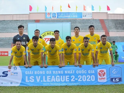 CLB Tây Ninh xin rút lui khỏi sân chơi Hạng Nhất sau 15 năm