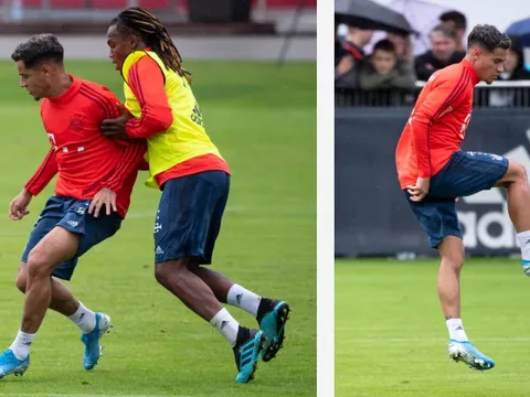 Coutinho "hút" máy quay trong buổi tập đầu tiên tại Bayern