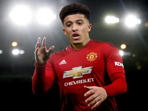 "Cú lừa" Jadon Sancho đã xuất hiện tại Man United