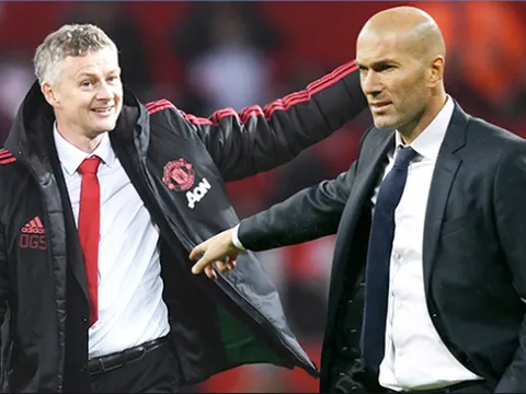 Cùng một sự việc, Zidane và Solskjaer lại có 2 hành động trái ngược