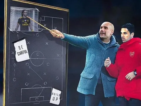 Cười té ghế với loạt ảnh chế Man City đè bẹp Arsenal